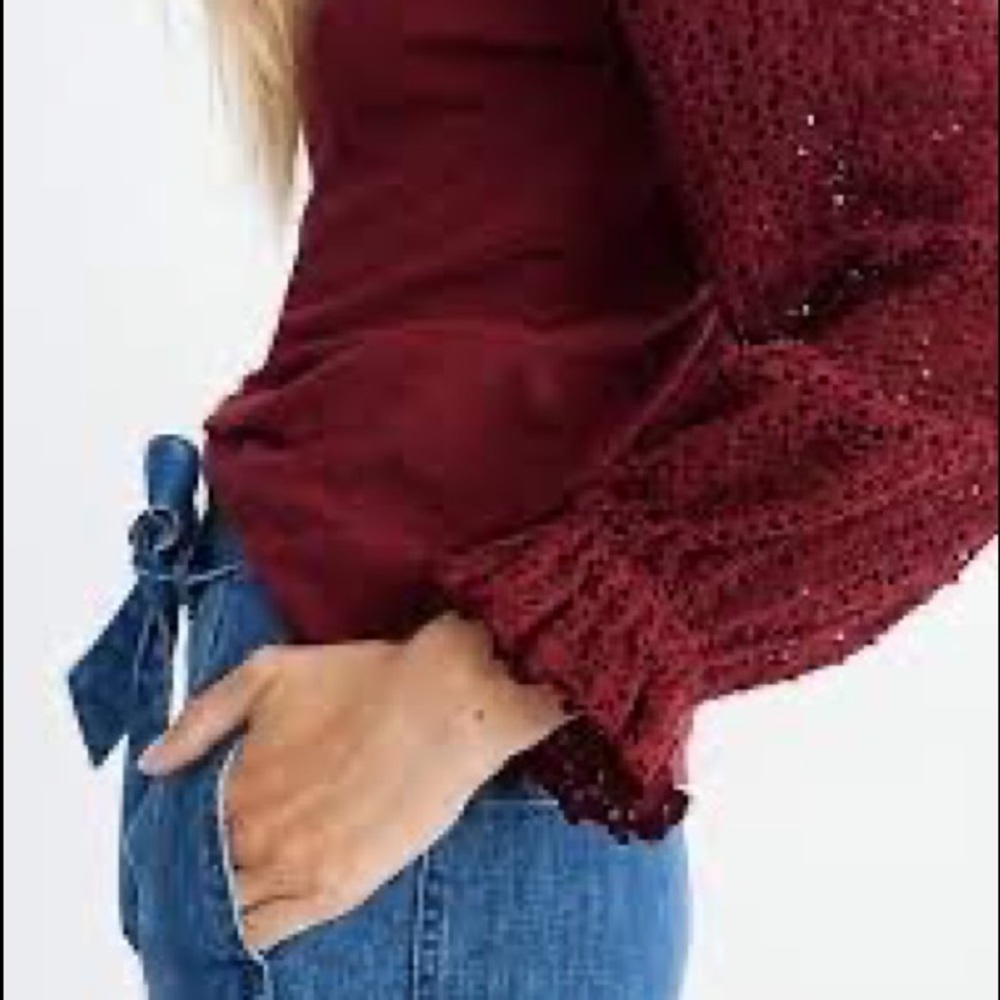 Madewell Eyelet Top
